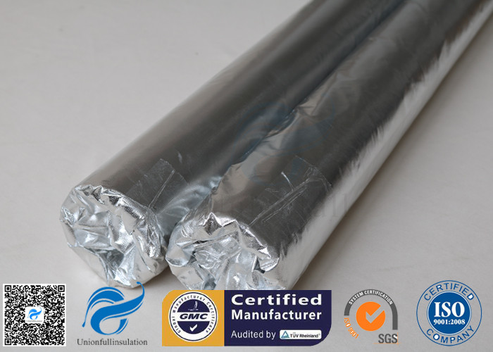 0.43mm Reflective Aluminium Foil Fabric Fibreglass 3732 480g/M2