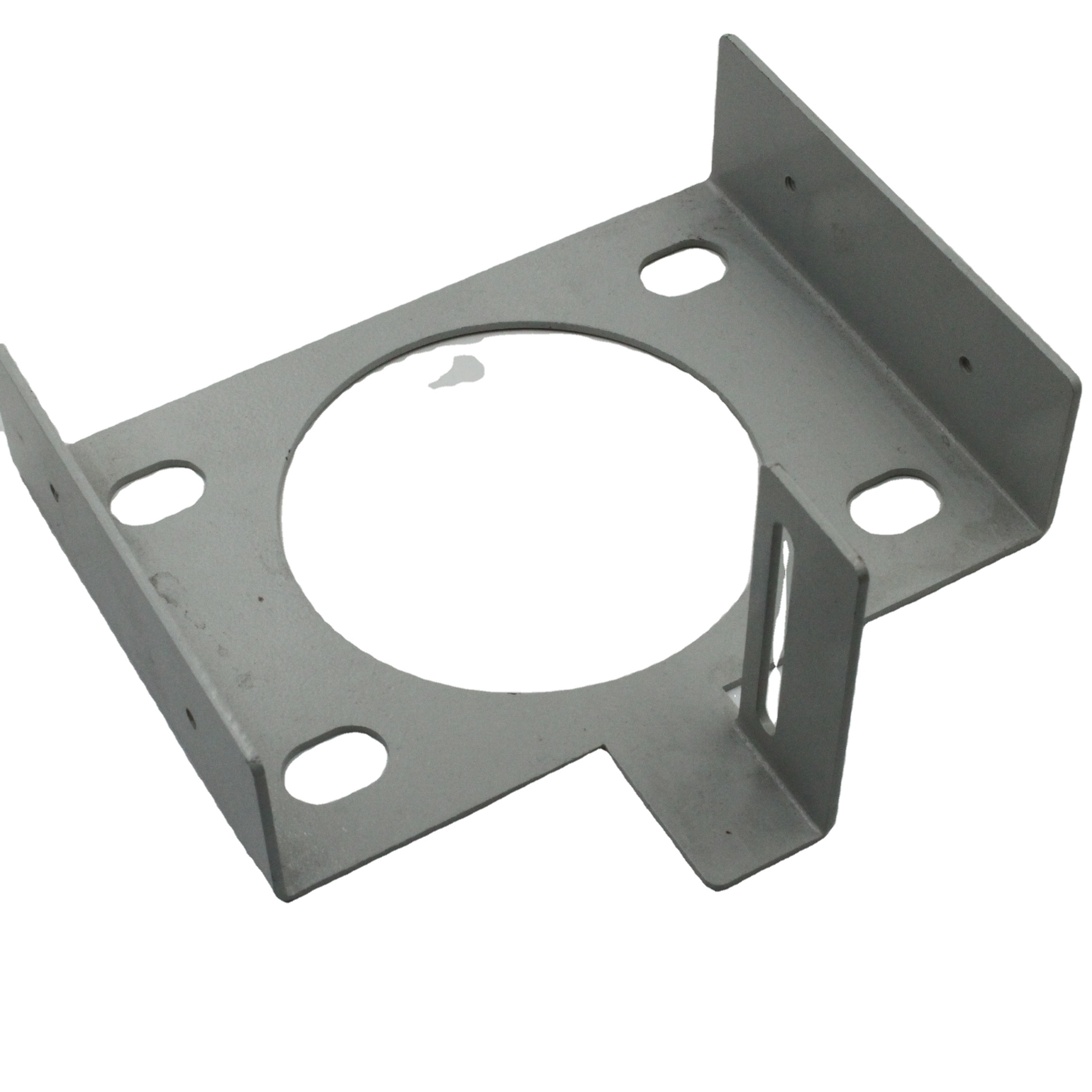Precision Sheet Metal Fabrication Steel Bending Case Bracket for Customized Wood Frame