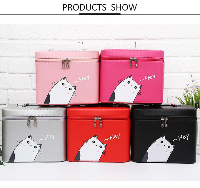Large Capacity Multifunctional Women PU Make Up Bag