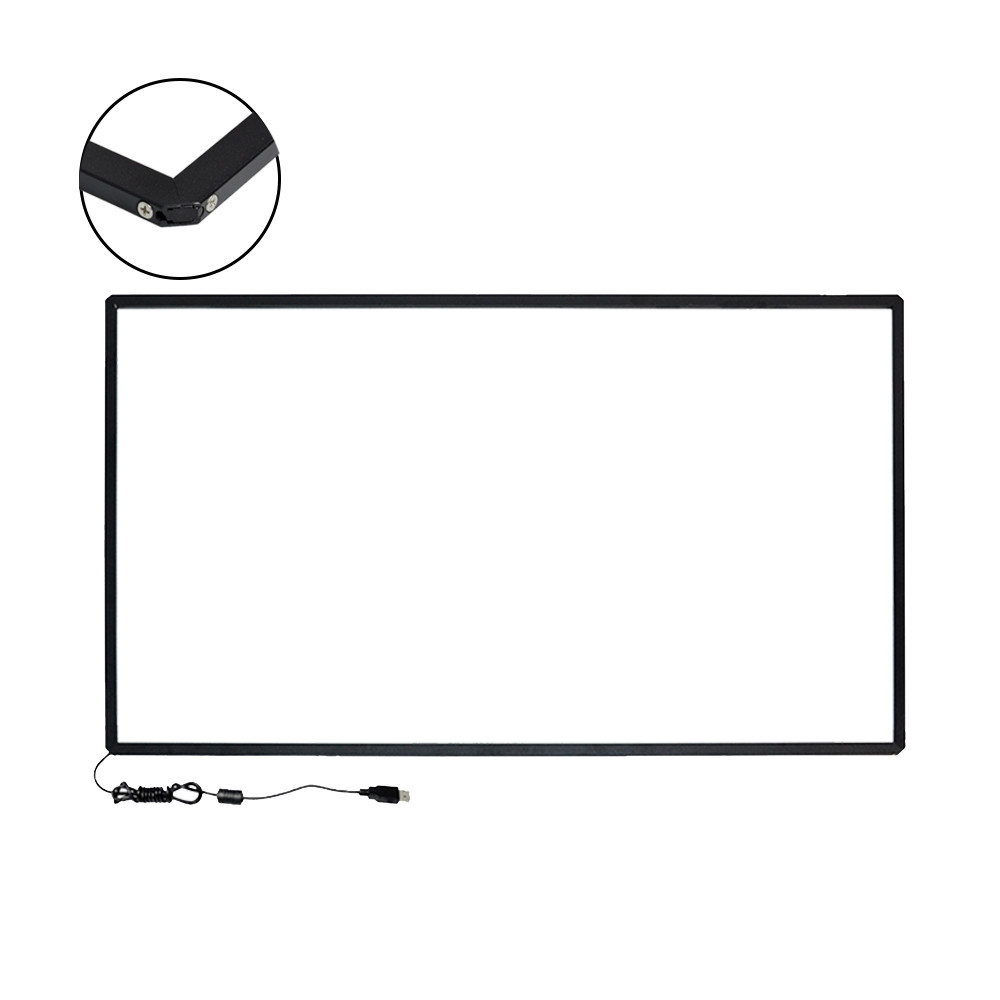 Practical Antiglare Infrared Multi Touch Screen , 10 Point IR Touch Screen Overlay