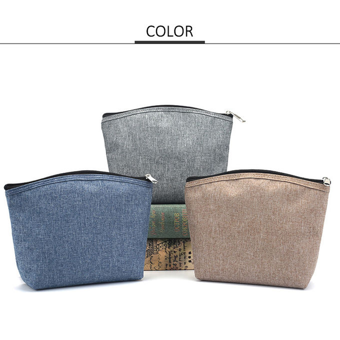 Multi-Function Pure Color Blank Portable Travel Makeup Cosmetic Bag