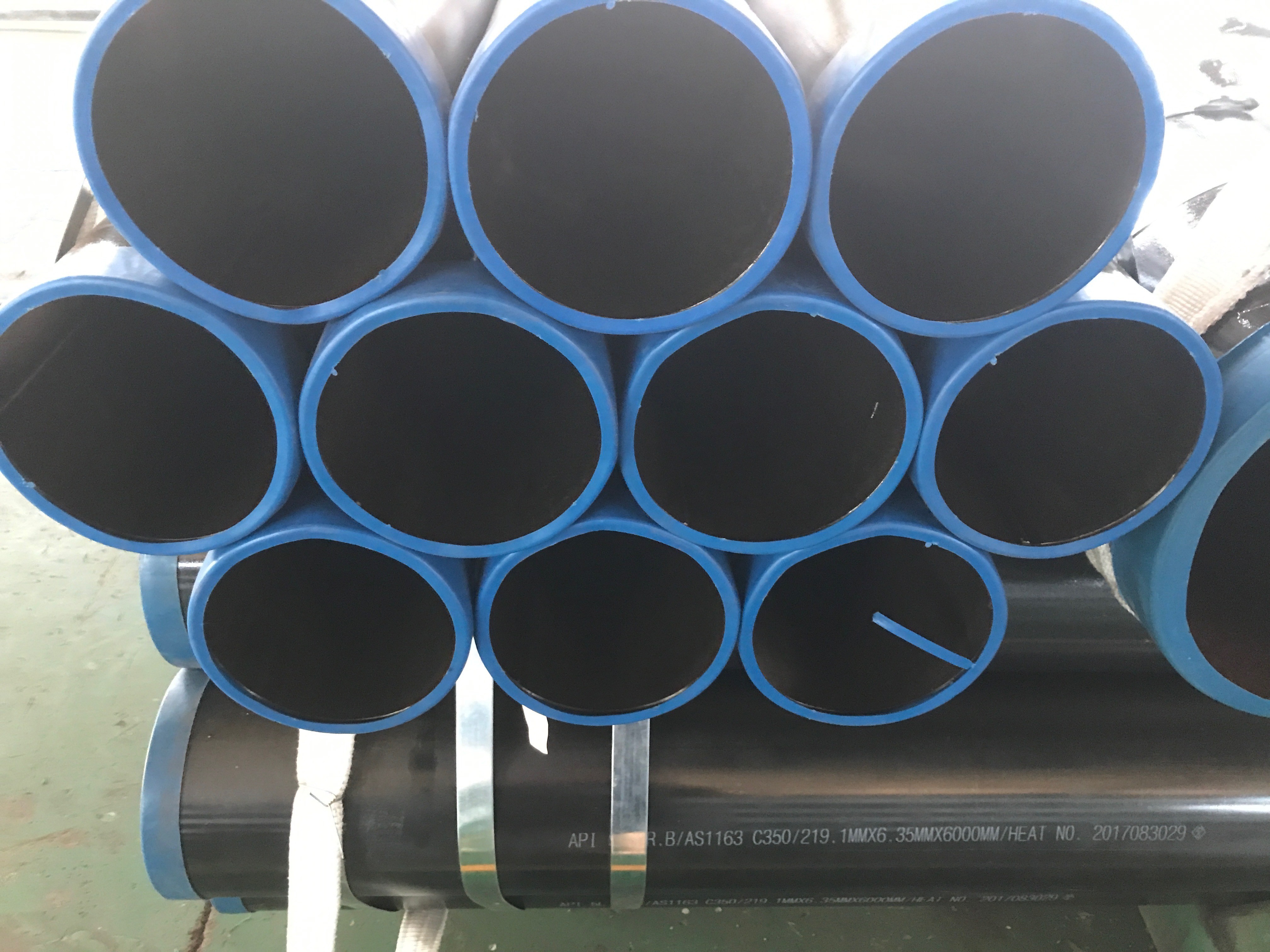ASTM A252 GR1 GR2 Construction Round Shape ERW Steel Tubes