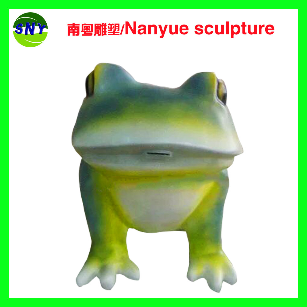 mascots large frog sculptures statues of fiberglass nature painting as landscape