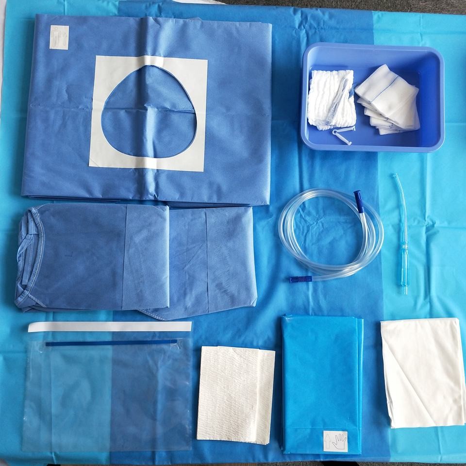 OEM Free Samples Disposable C Section OB Drape Pack With EO Sterilization