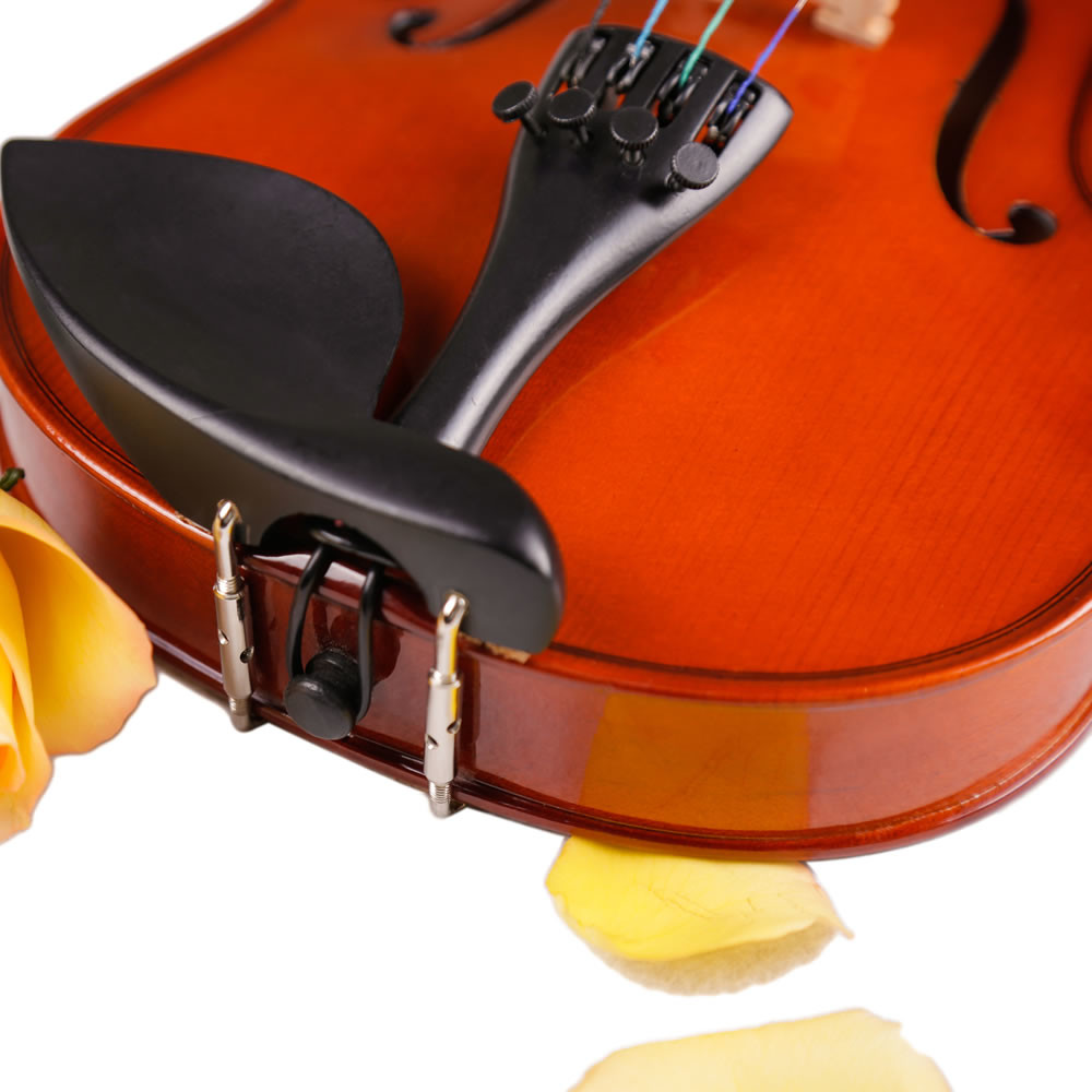 Professional golden yellow natural flame maple handmade violin VA-303 caterina middle grade Handmade violin