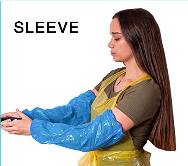 Plastic Disposable Aprons For Healthcare Workers / Medical Staff Protection