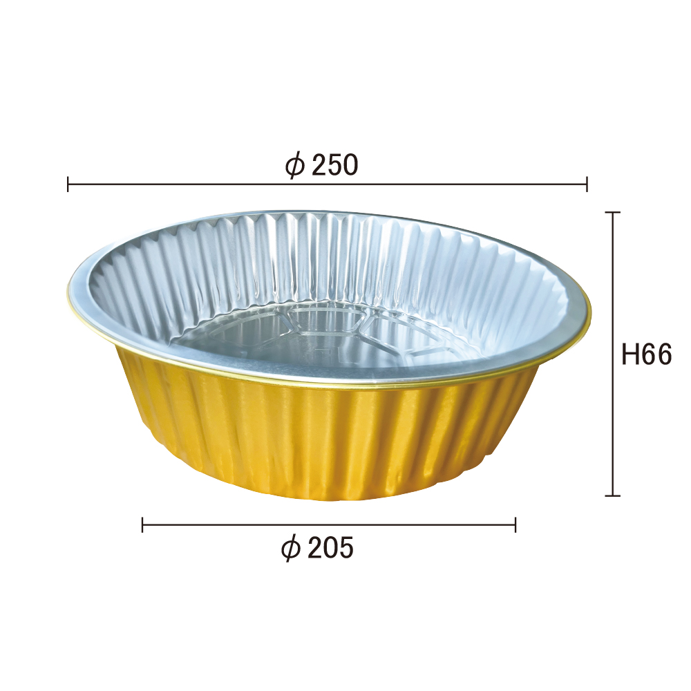 Food Container Custom Order Hot Disposable Round Aluminum Foil Cake Baking Cups Sales