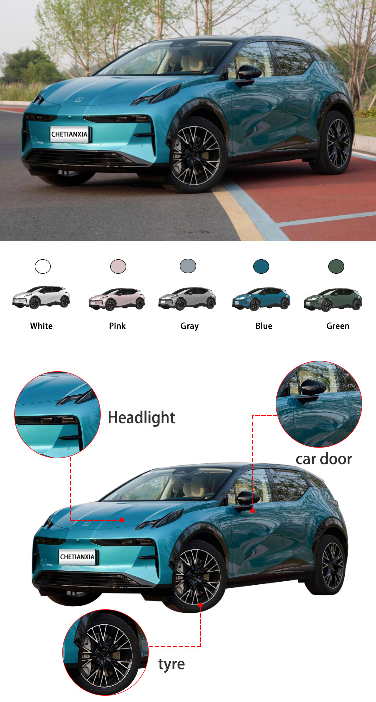 Small Fully Electric SUV Vehicles Cars 4 Wheel Pure Zeekr X EV