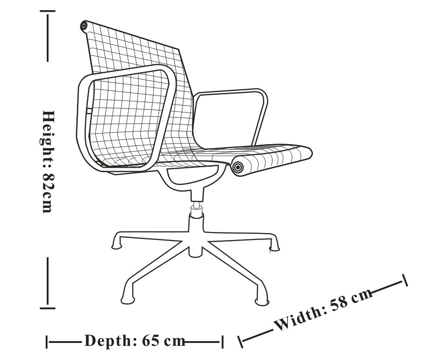 Fixed Armrest Mesh Managers Chair , Modern White Office Chair Net Weight 11kg