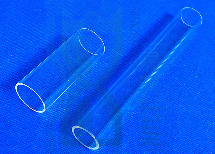 Stopper Sealing Crystal Quartz Test Tube General Purpose 1mm-5mm Wall Thick