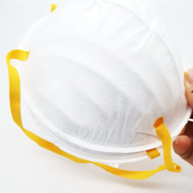 Eco Friendly Disposable Pollution Mask , Breathable Industrial Dust Mask