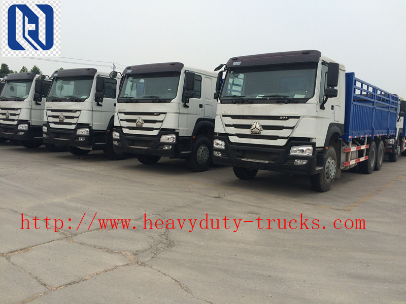 SINOTRUK 371HP Heavy Cargo Trucks , 6X4 Heavy Duty Truck , Color Selected By You