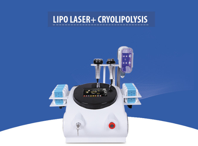 LF-236 hot sale 4 in 1 Cryo+RF+cavitation+lipo laser cryolipolysis freezing slimming machine