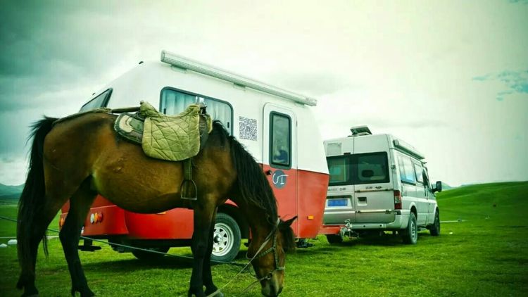 America Standard Camper Caravan Trailer Caravan With Alko Transaxle Big Awning