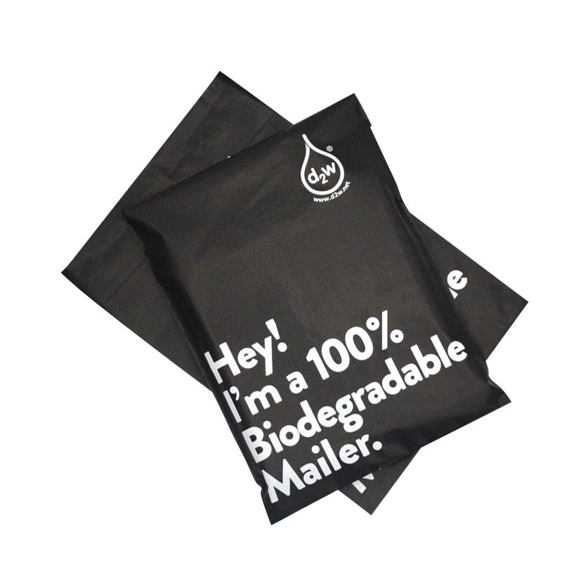 Biodegradable Mailing Bag Compost Courier Bag PLA+PBAT Vegetable Starch Postal Packaging Bag Clothing Express Bag Logo