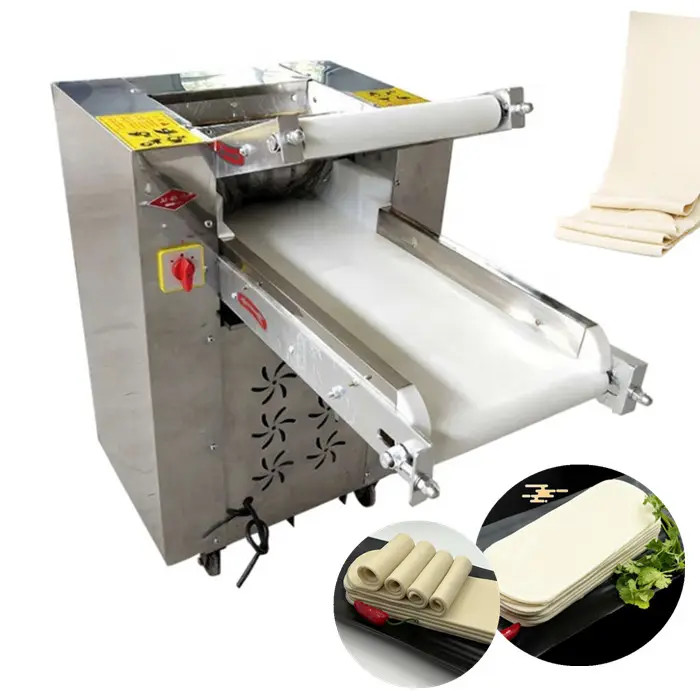 Stainless Steel Croissant Manual Automatic Dough Sheeter Roller Machine 300kg/h