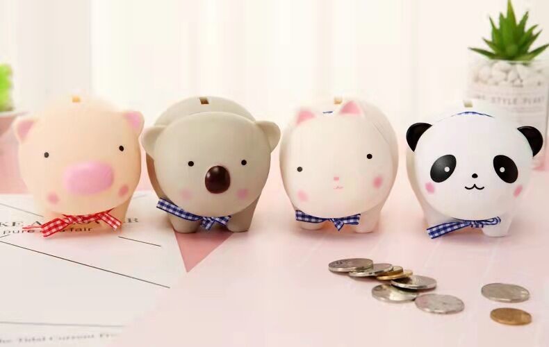 Small Size 13x15cm Money Piggy Bank CE FCC ROHS certification