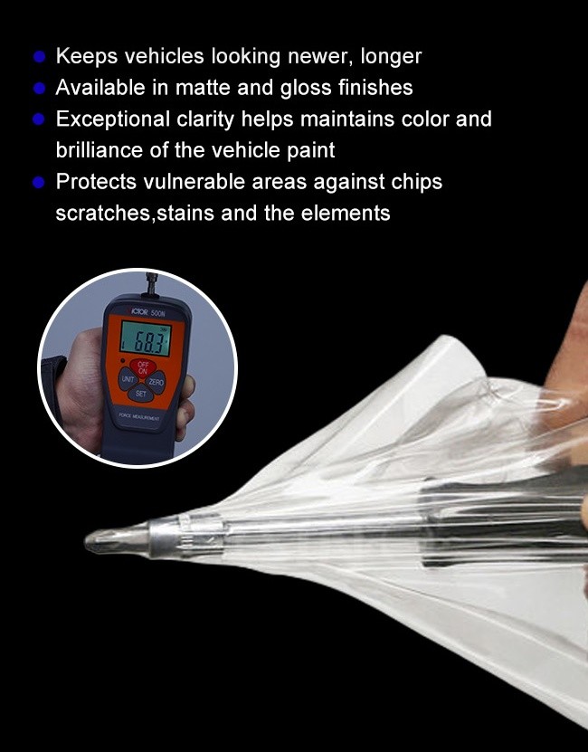 10 Mil Clear TPU Car Film Anti-Scratch Self Healing Matte Car PPF