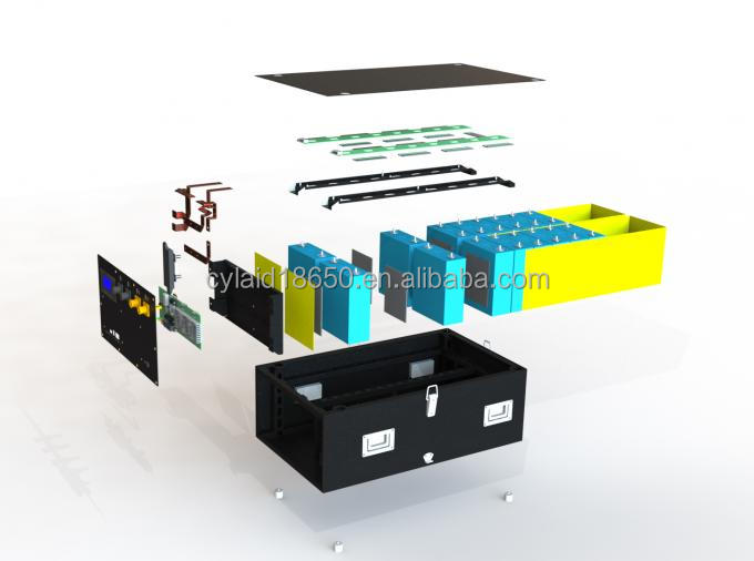 48V 16S 200A BMS DIY Kit Unit 280Ah 302Ah 304Ah Cells Box Stack Type Case for Seplos MASON 280