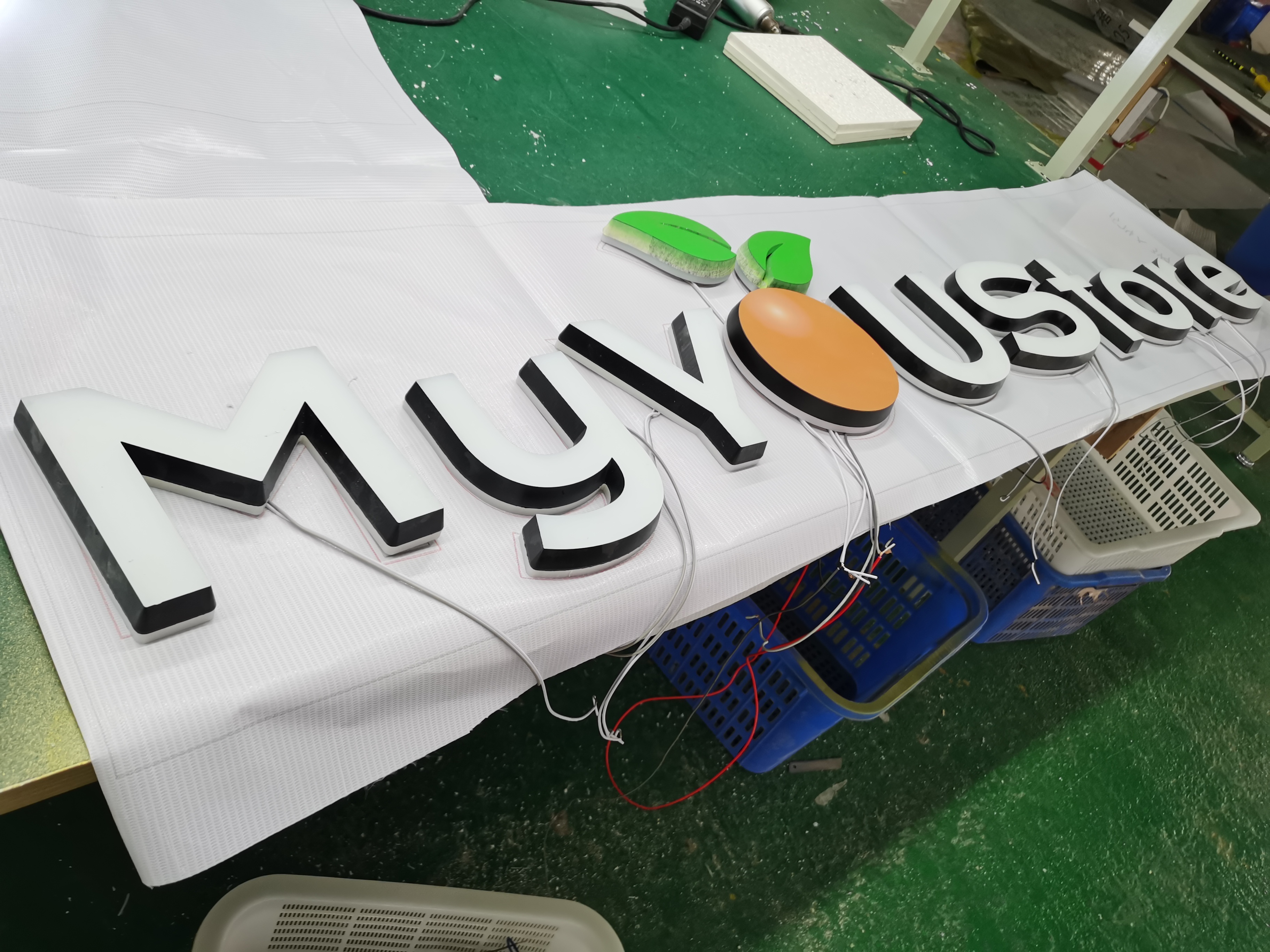 Led 3D Acrylic Logo outdoor Led Letter Backlit Electronic Signs