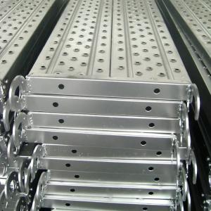 China Hooks Steel Catwalk Scaffold BS12811 Steel Plank Galvanzied Steel Plank on sale