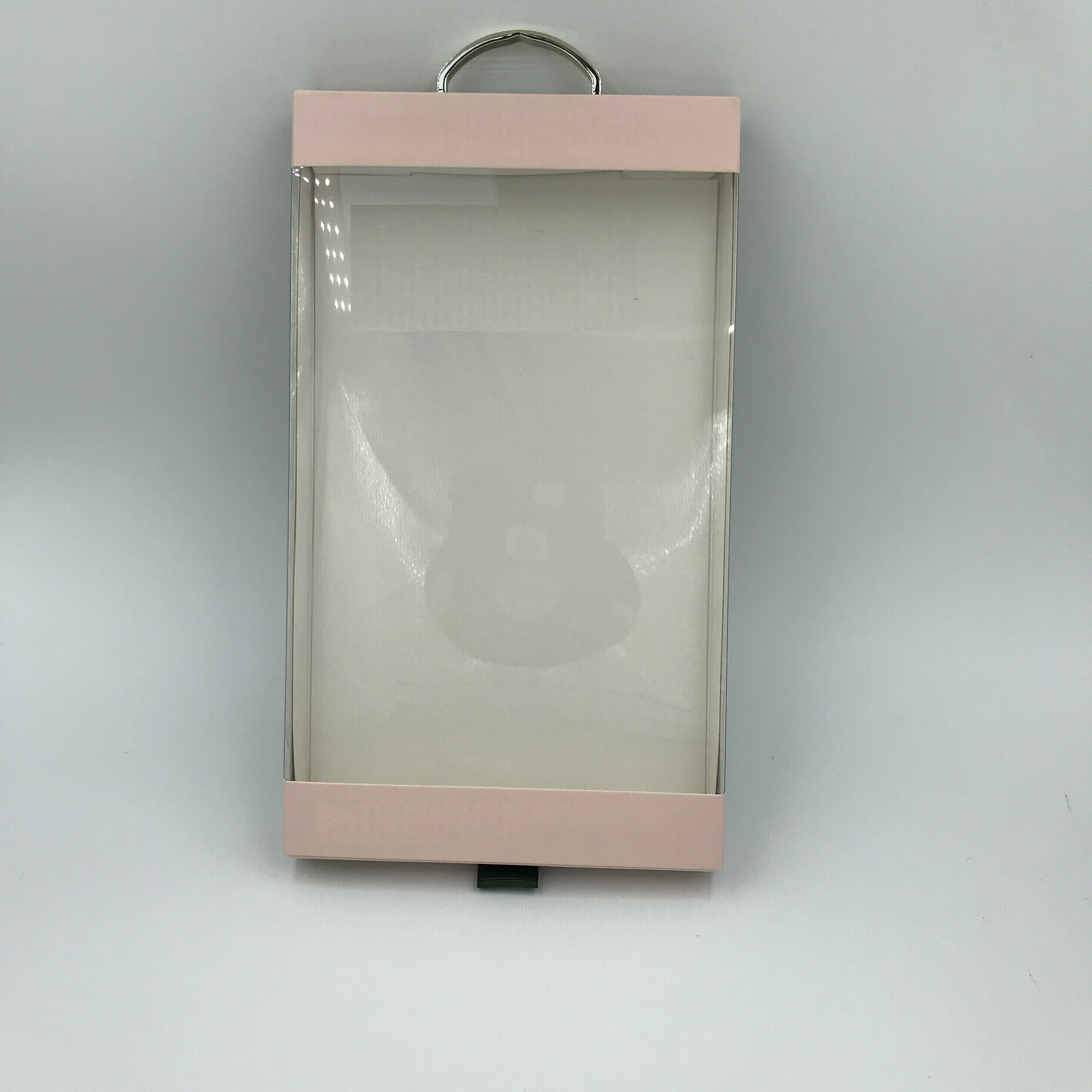 China Paperboard Packaging Box Lock Bottom With PVC Window And Hanger on sale