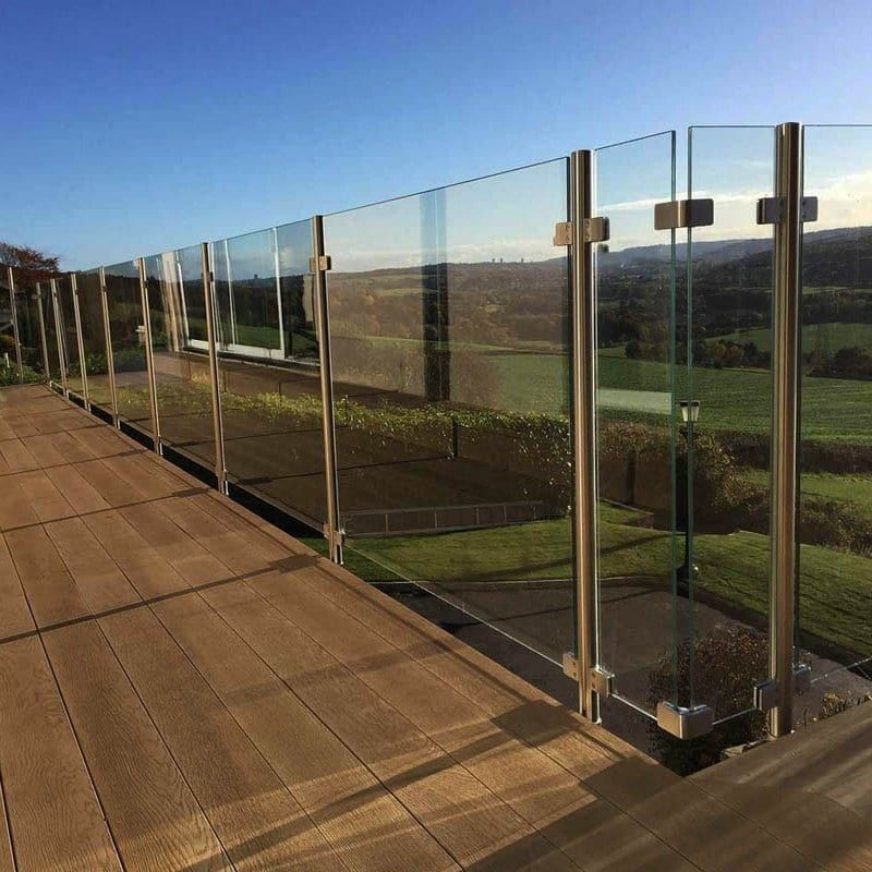 High Speed Rail Stair Hand Railings With Powder Coated Finish And 25x21x1.2mm