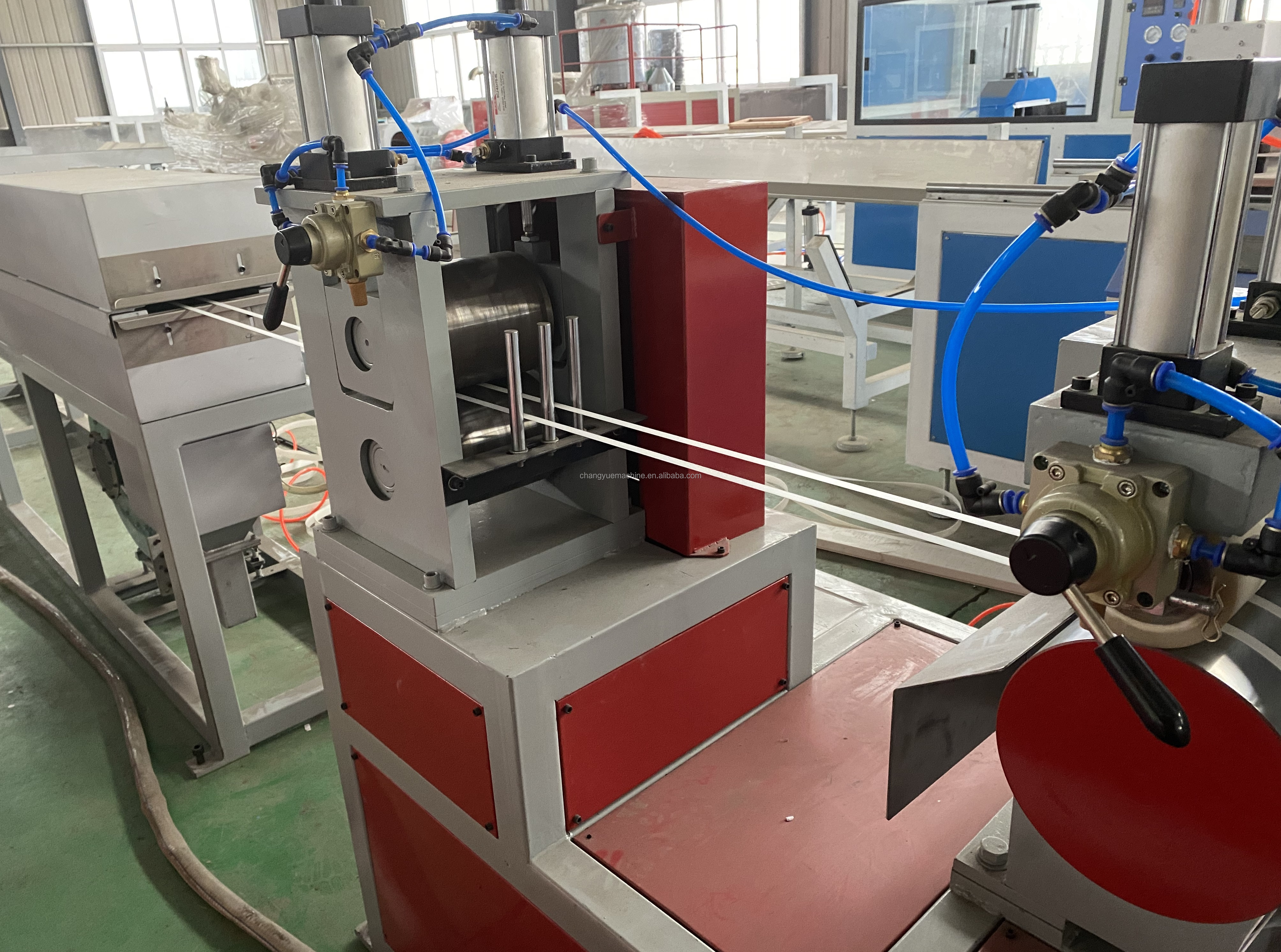 Plastic Geo Strap Banding Extrusion Machine with 30 1 Screw L/D Ratio and Materials