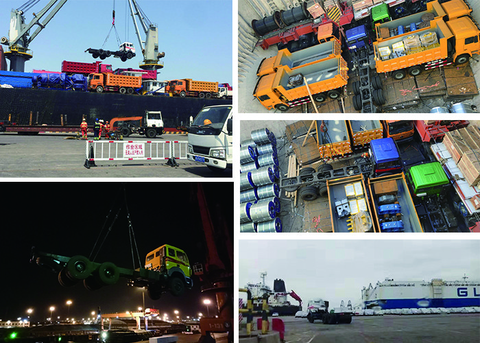 BEIBEN NG80 Heavy Cargo Trucks With EuroII Emission Stander And 6X4 10 Tires Weichai Engine 420hp