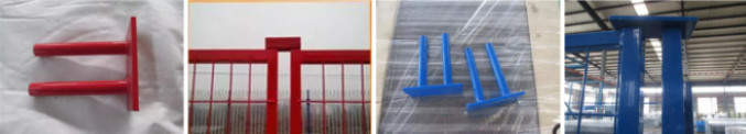Outdoor Temporary Construction Fence Panels 6M Length PVC Coated