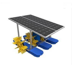 China Lakes 2m Solar Power Oxygen Air Pump Solar Powered Fish Pond Aerator 10W on sale