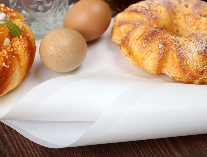 Solvent Free Silicone Oil Coated Craft Silicone Baking Paper Sheets For Non Stick Food Grade Baking