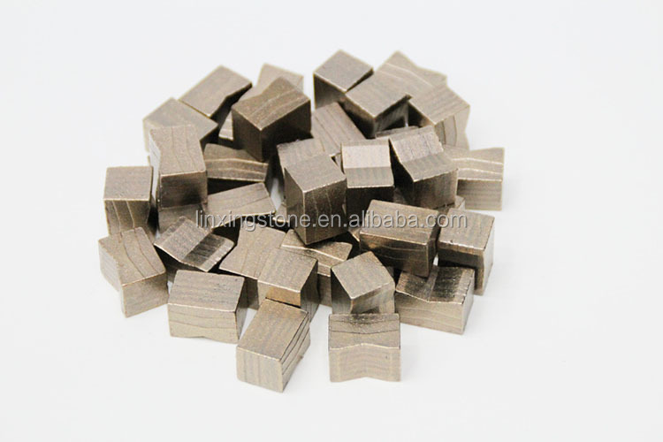 LINXING Diamond Segments for Granite Cutting 900mm-4200mm and Taper Segment Shape