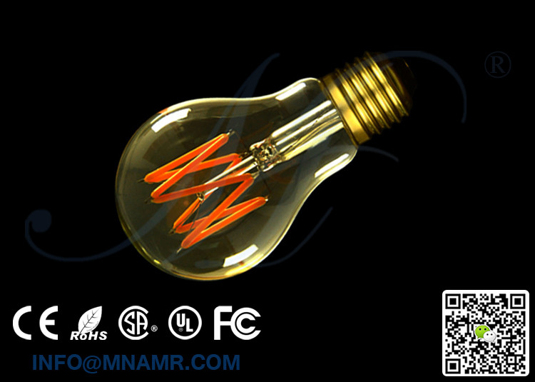 Creative DIY Lighting in House or Yard Standard A19 LED Light Bulb 220v 230v 240v Dimming Warm White Color