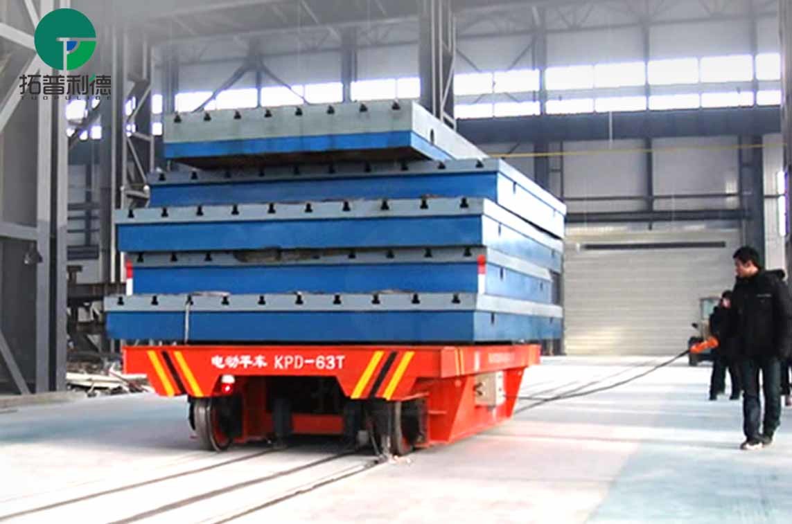 Workshop Bay To Bay Material Transfer Automatic Self Propelled Cart On Rail