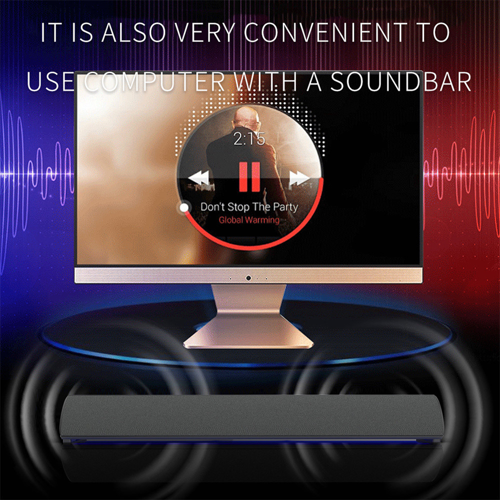 Optical Audio Input Wireless Speaker Soundbar For Samsung TV CE Certified