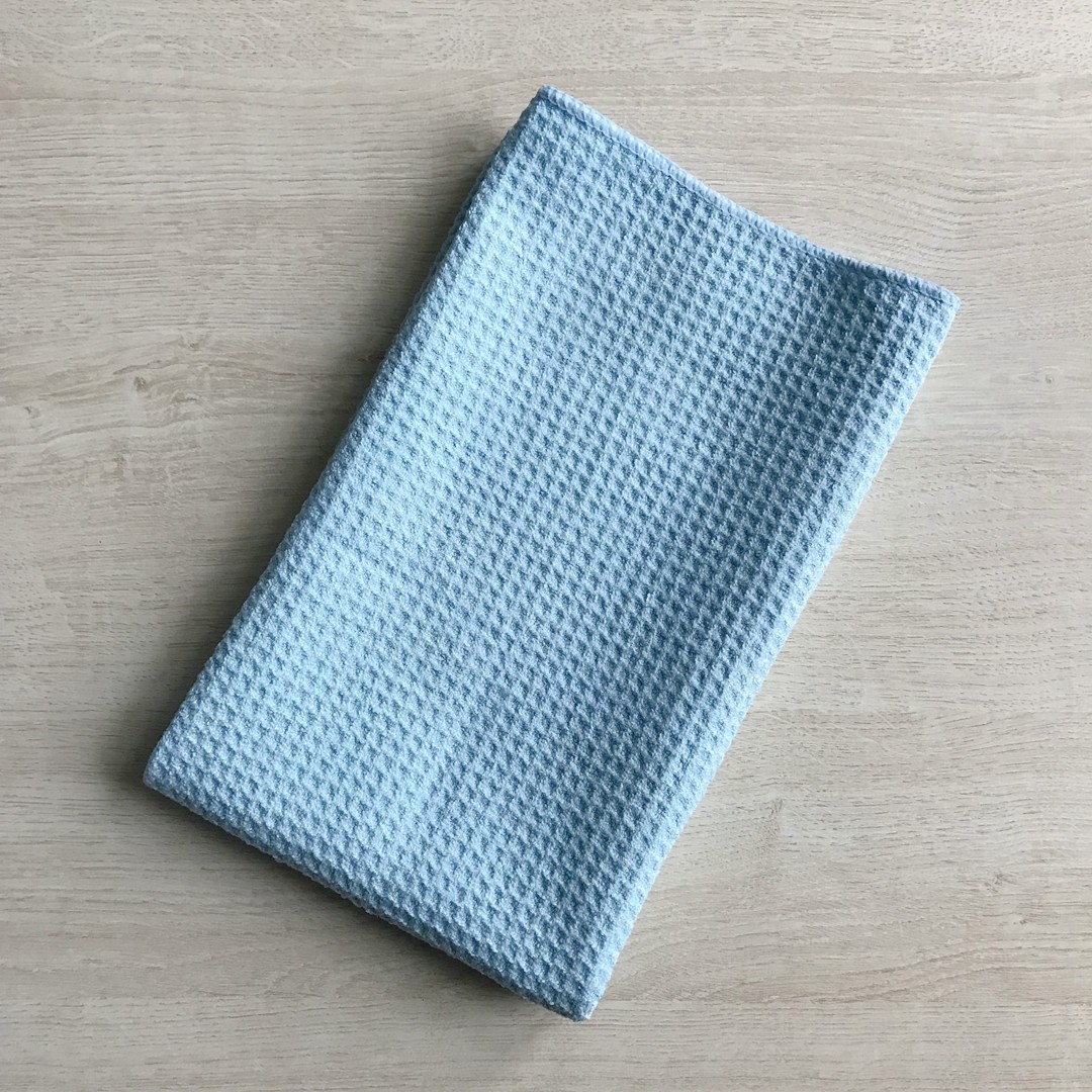 Waffle microfiber kitchen dry water absorbing towel easy washing