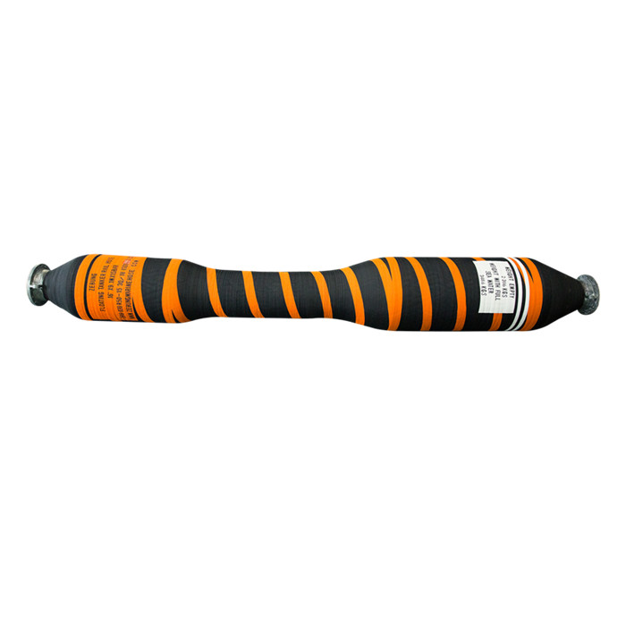 Crude Oil Delivery Tanker Rail Hose , Floating Offshore Marine Hose Large Diameter