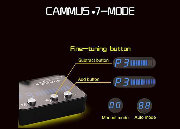 7 Mode Car Throttle Controller Speed Up Throttle Response Controller