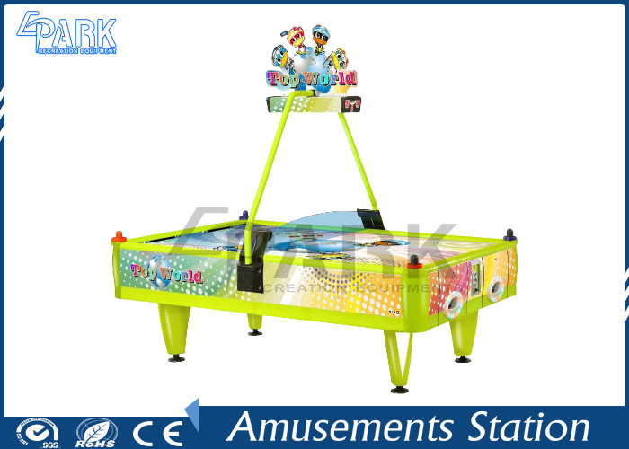English Version 4 Person Air Hockey Table Fiberglass Material