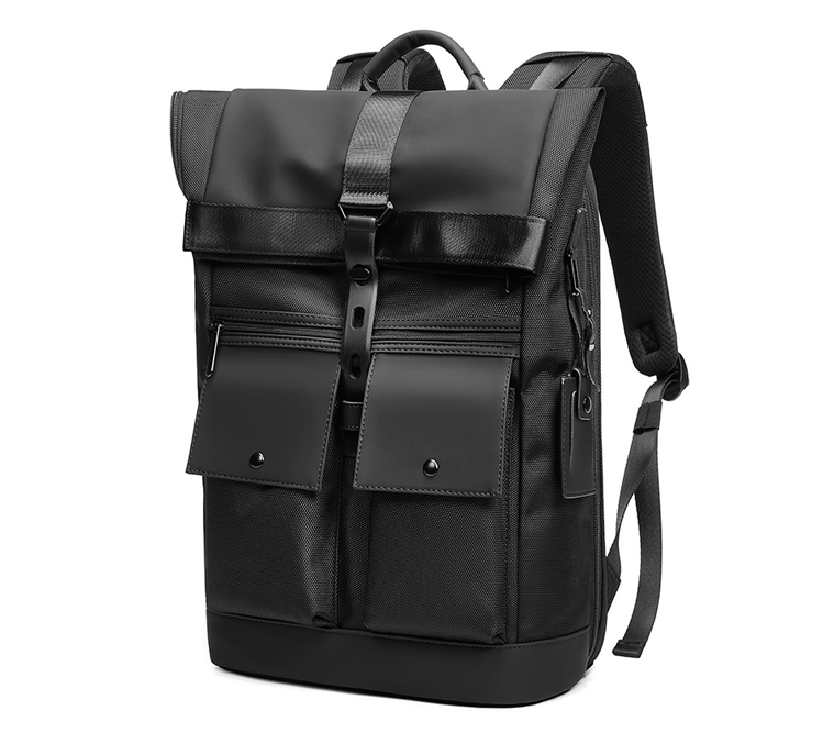 Male Daily Used Waterproof Smart Backpack 20-39 Litre Wear Resistance