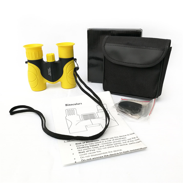 8x21 DCF Yellow Binoculars Telescope CE / FCC / RoHs Certified
