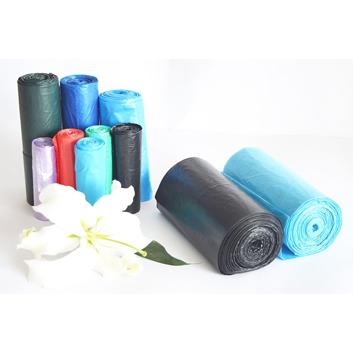 Custom Order Accepted HDPE/LDPE/LLDPE Kitchen Garbage Bags with Heavy Duty Drawstring