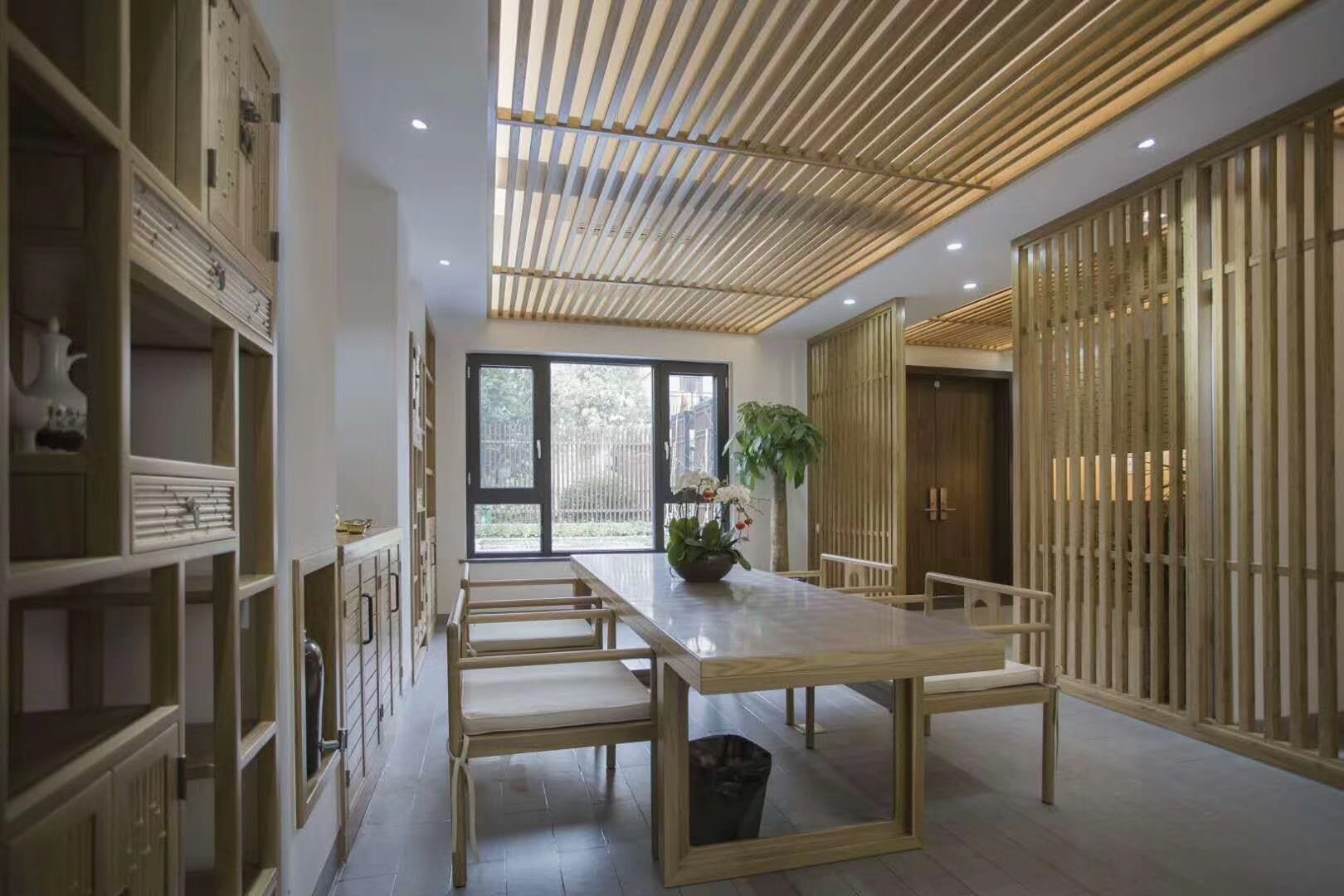 Horizontal 30mm Laminated Bamboo Board For Tabletop
