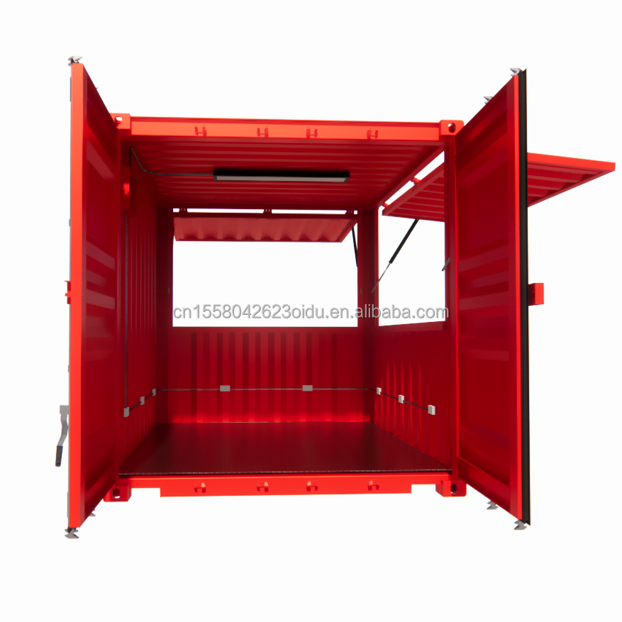 Hotel 10ft Mini Container Bar Stall in Supermarket with Sturdy Pop-up Store and Modern Design