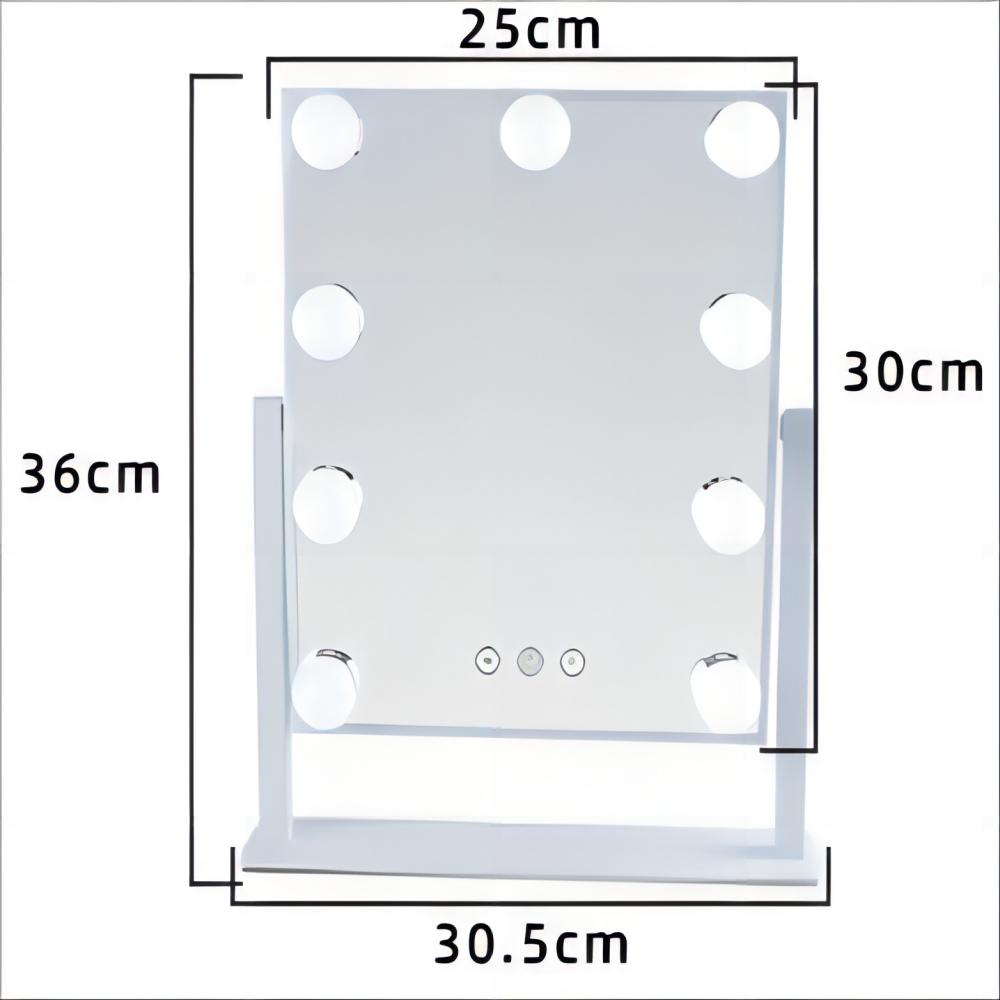 Extra LOGO Yes Top Fashion Light Bulb Led In Chrome Home Decor Makeup Vanity With Hollywood Mirror