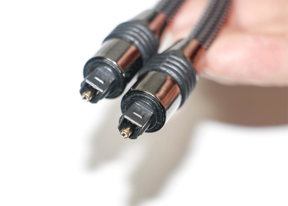 Toslink Black Nylon Braided Metal Shell OD6.0 For Output Digital Speaker TV Cable 1.2M
