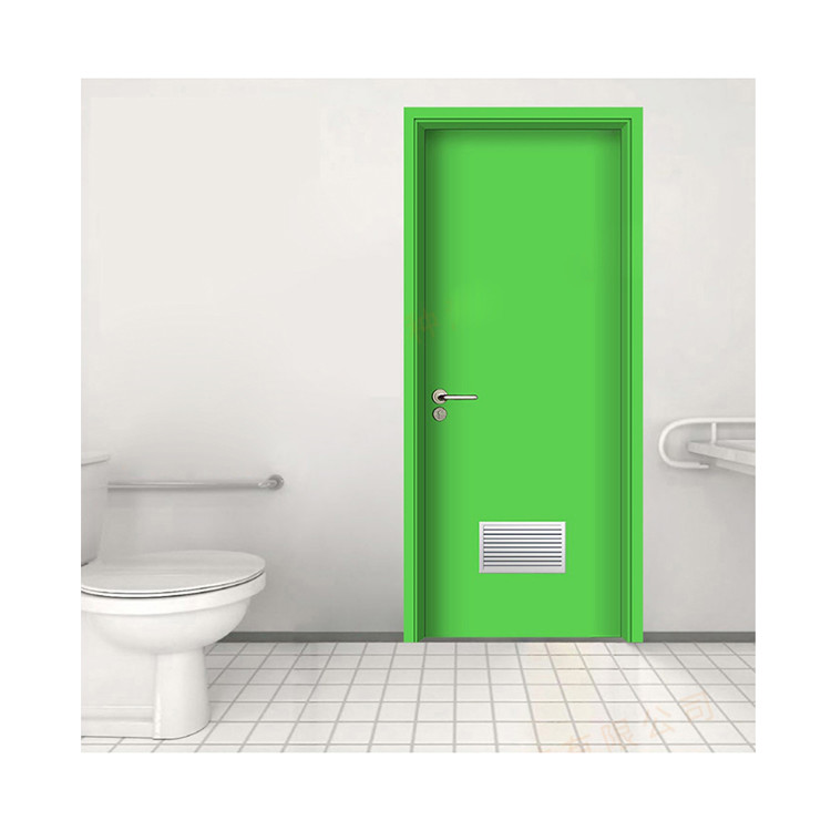 Internal Room Solid Composite Wood Wpc Door Swing Open Style