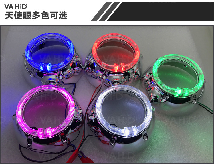 CH25 3.0inch Round Crystal angel eye Bixenon Car hid xenon projector kit