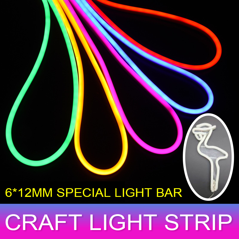 SMD2835 LED Neon Strip Light Flexible PVC RGB Waterproof With 12V 110V 220V